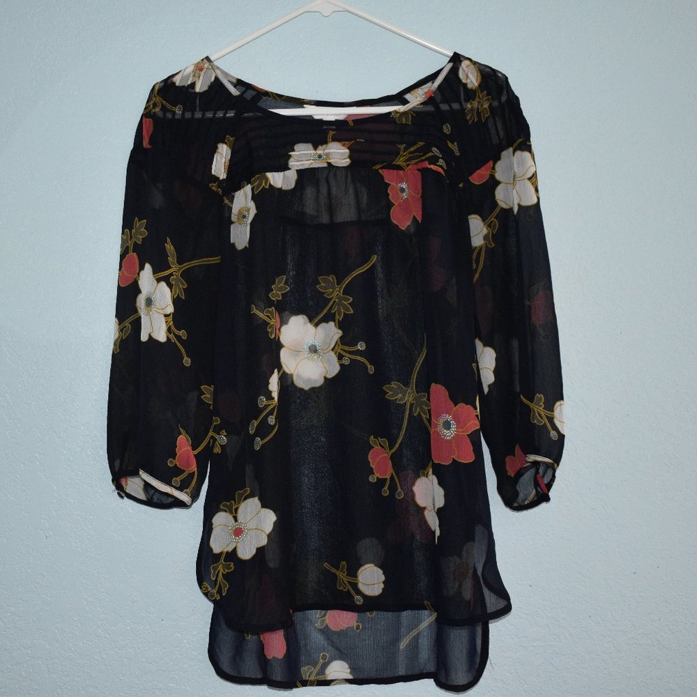 lauren conrad floral shirt